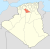 Algeria 03 Wilaya locator map-2009.svg