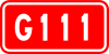 China National Highway 111 shield