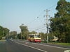 Travelling north-east along Bulleen Road