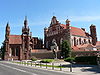 Saint Ann's church and Bernardine Monastery in Vilnius Old Town