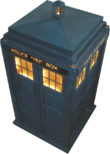 The TARDIS, the Doctor's spaceship, has become as ubiquitous as the show itself in British popular culture.