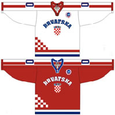 Croatia national ice hockey team Home & Away Jerseys.png