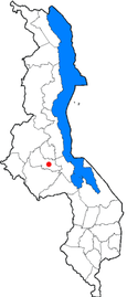 Location of Dowa in Malawi