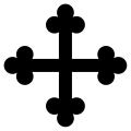 Cross-Bottony-Heraldry.svg