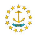 The Flag of Rhode Island, the U.S State where Family Guy is set.