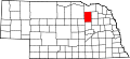 State map highlighting Antelope County