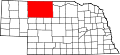 State map highlighting Cherry County