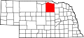 State map highlighting Holt County