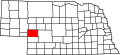 State map highlighting Keith County