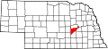 State map highlighting Merrick County
