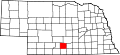 State map highlighting Phelps County