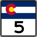Colorado Route Marker