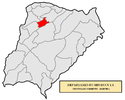 location of Mburucuyá Department in Corrientes Province