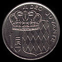 Monaco franc 1978 coin reverse