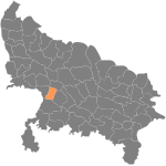 Auraiya district.svg
