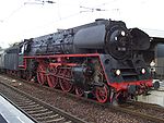 An East German Deutsche Reichsbahn express locomotive, the Class 01.5