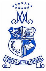 Marist Sisters' College, Woolwich crest. Source: www.mscw.nsw.edu.au (Marist Sisters' College website)