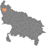 Meerut district.svg