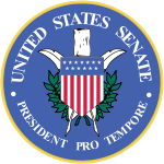 Seal of the President Pro Tempore of the United States Senate.svg