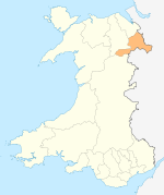 Wales Wrexham locator map.svg