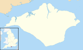 Maps of castles in England by county is located in Isle of Wight