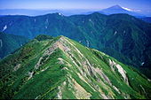 Mt Fuji from okuhijiridake 2001 9 25.jpg