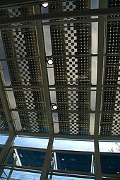  Overhead metallic panels