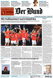 Der Bund 15 October 2009 cover.jpg