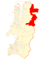 Location in the Aisén Region