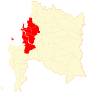 Location in the Biobío Region