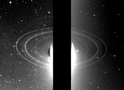 Rings of Neptune taken in occulation from 280,000km
