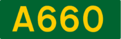 A660 road shield