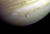 A transit of Io across Jupiter, July 9, 1979