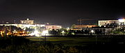 Campus of Dongguk University in Gyeongju at night