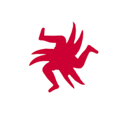 Red Triskelion logo