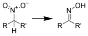 Generalization of the reduction of a nitroalkane to an oxime