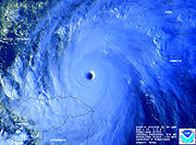 Hurricane Mitch at peak intensity