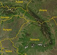 Location of Carpathian Ruthenia.