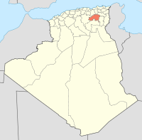 Algeria 05 Wilaya locator map-2009.svg