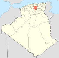 Algeria 28 Wilaya locator map-2009.svg