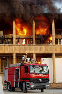 Baghdad fire department engine Iraq.jpg