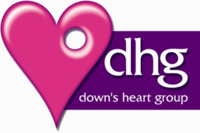 Logo of Down's Heart Group charity
