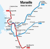 Marseille - Metro - Netzplan.png