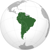 Member nations of South America Tennis Confederation