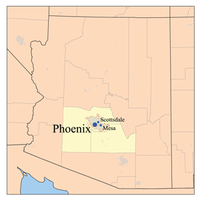 Map of Phoenix Metropolitan AreaValley of the Sun
