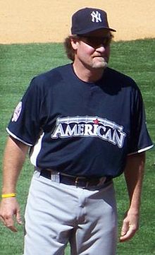 Wade Boggs wearing the 2008 American League All-Star uniform