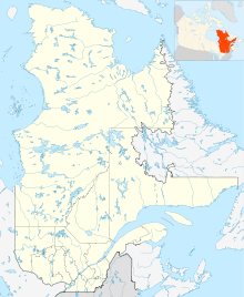 CYNA is located in Quebec