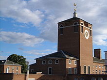 Clock tower, County Hall, Exeter.jpg