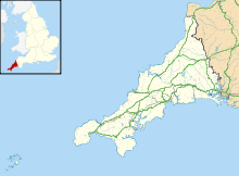 EGDR is located in Cornwall