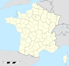 Château Gaillard is in the north-west of France, roughly mid-way between the north-west coast and Paris